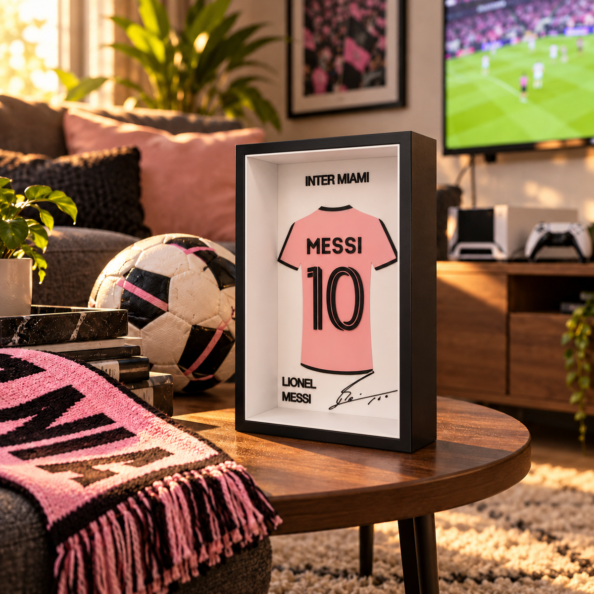 Lionel Messi Inter Miami Shadow Box