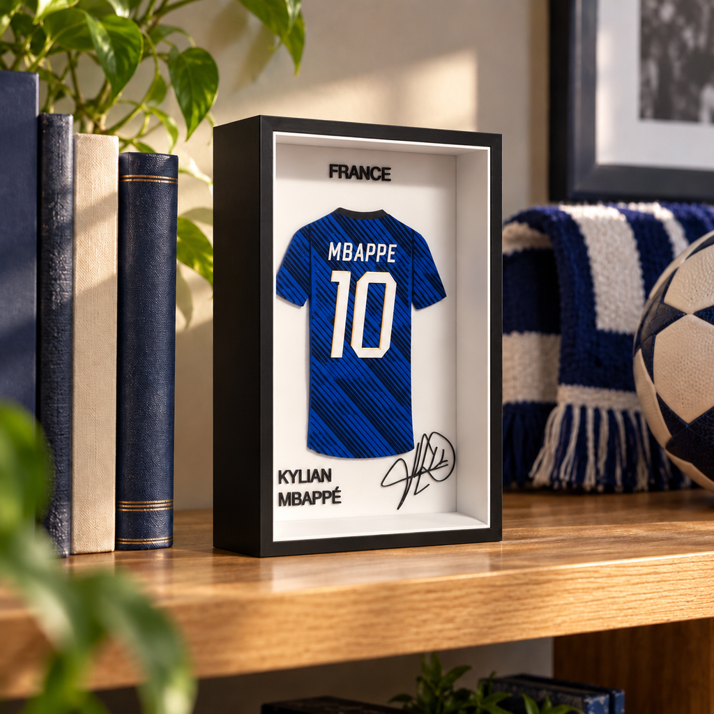 Kylian Mbappé France Shadow Box