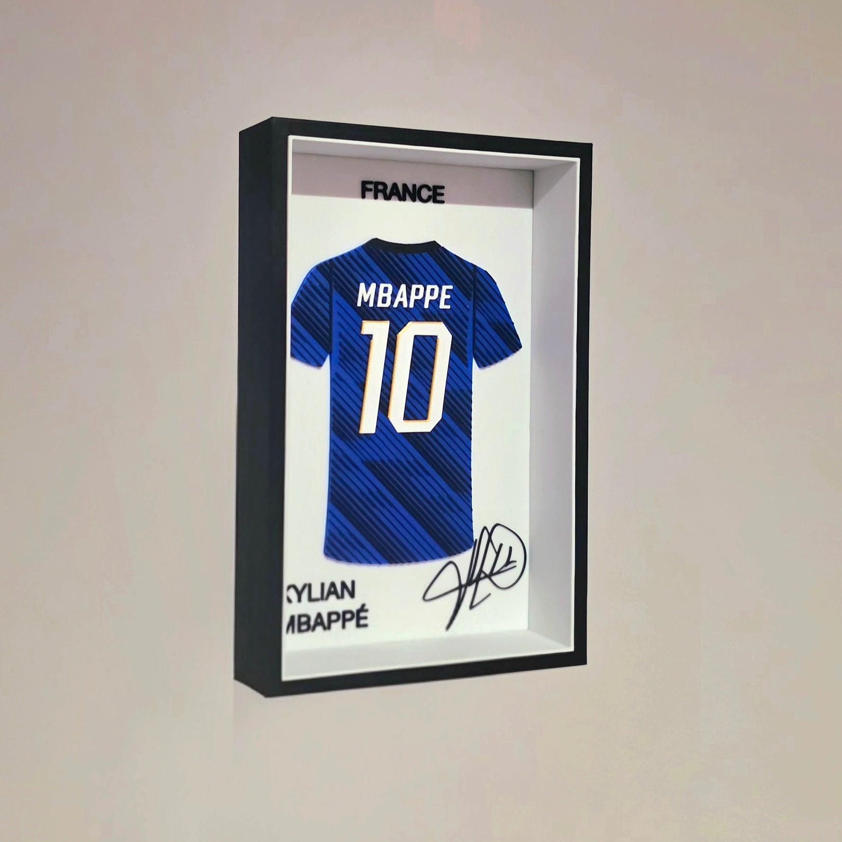 Kylian Mbappé France Shadow Box