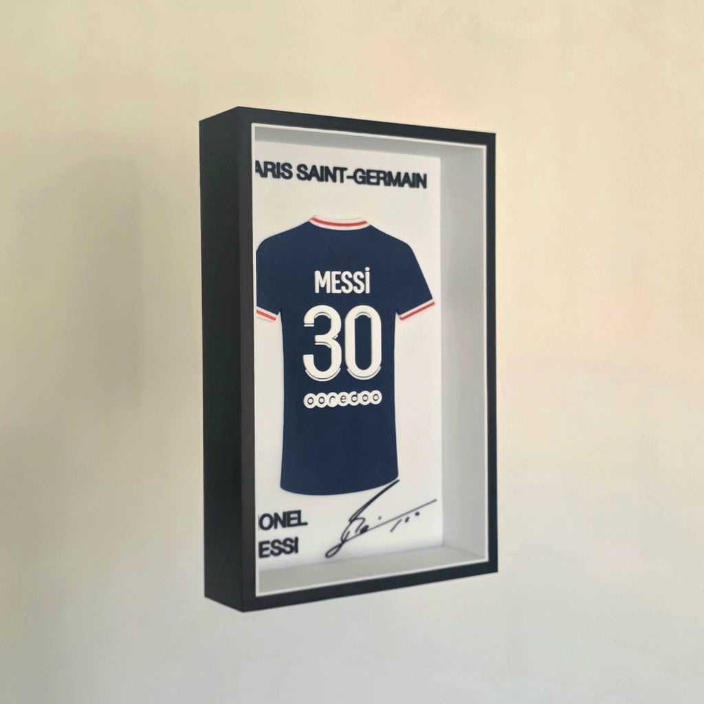 Lionel Messi PSG Shadow Box