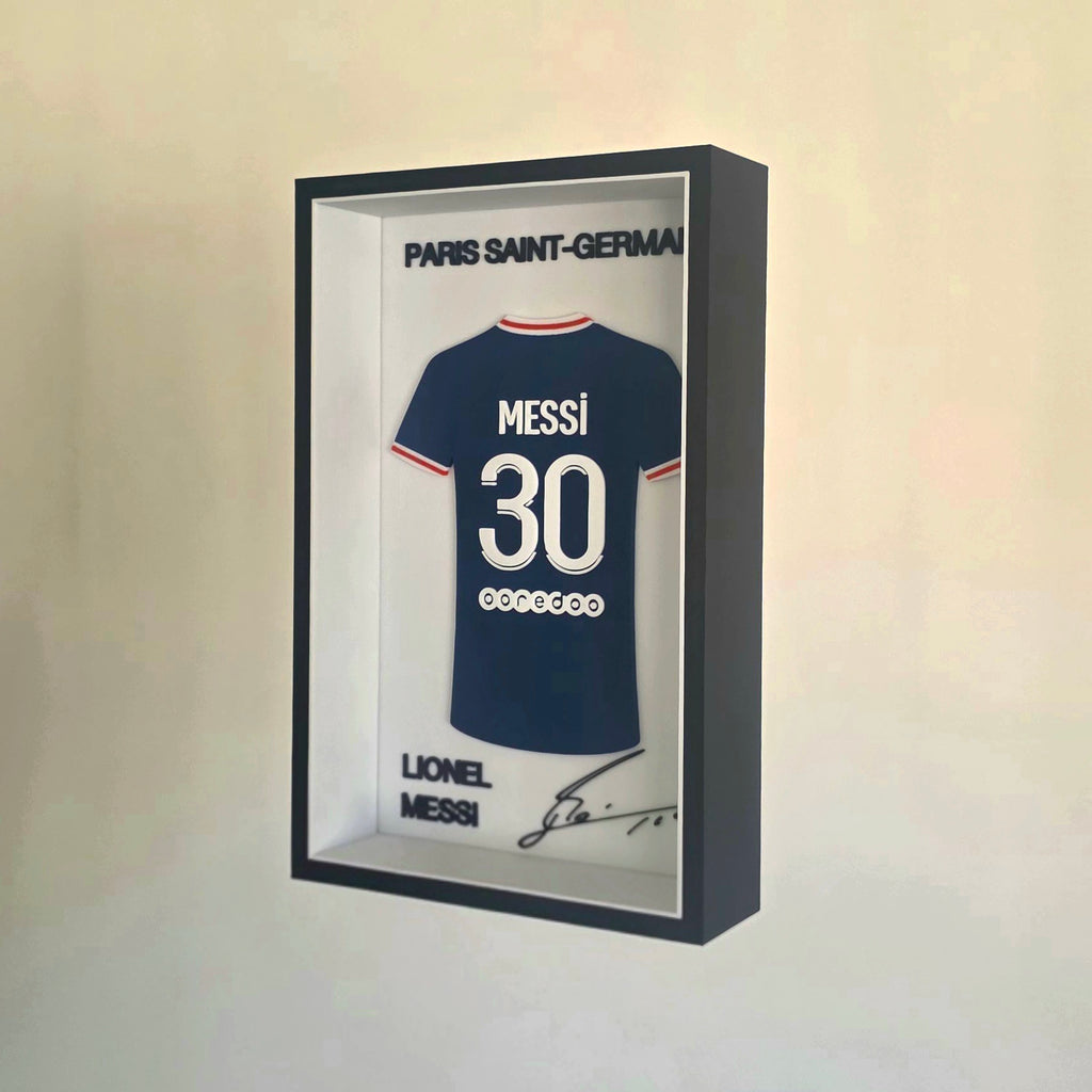 Lionel Messi PSG Shadow Box