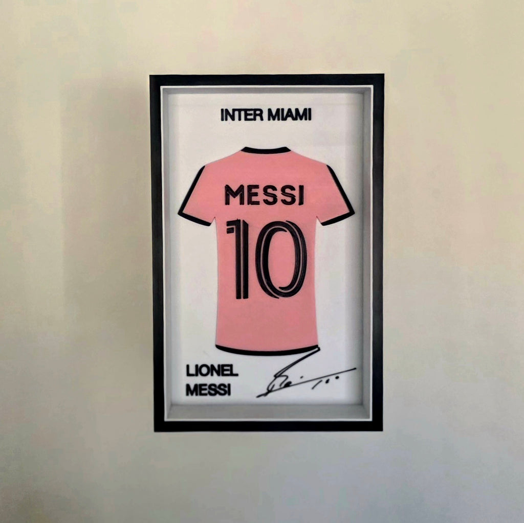 Lionel Messi Inter Miami Shadow Box