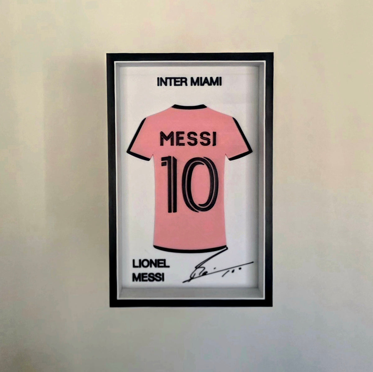 Lionel Messi Inter Miami Shadow Box