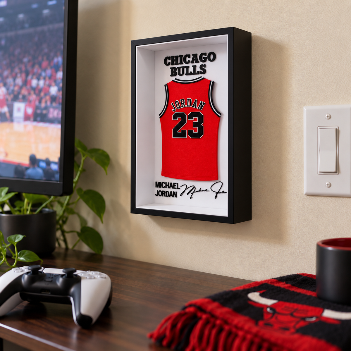 Michael Jordan Shadow Box