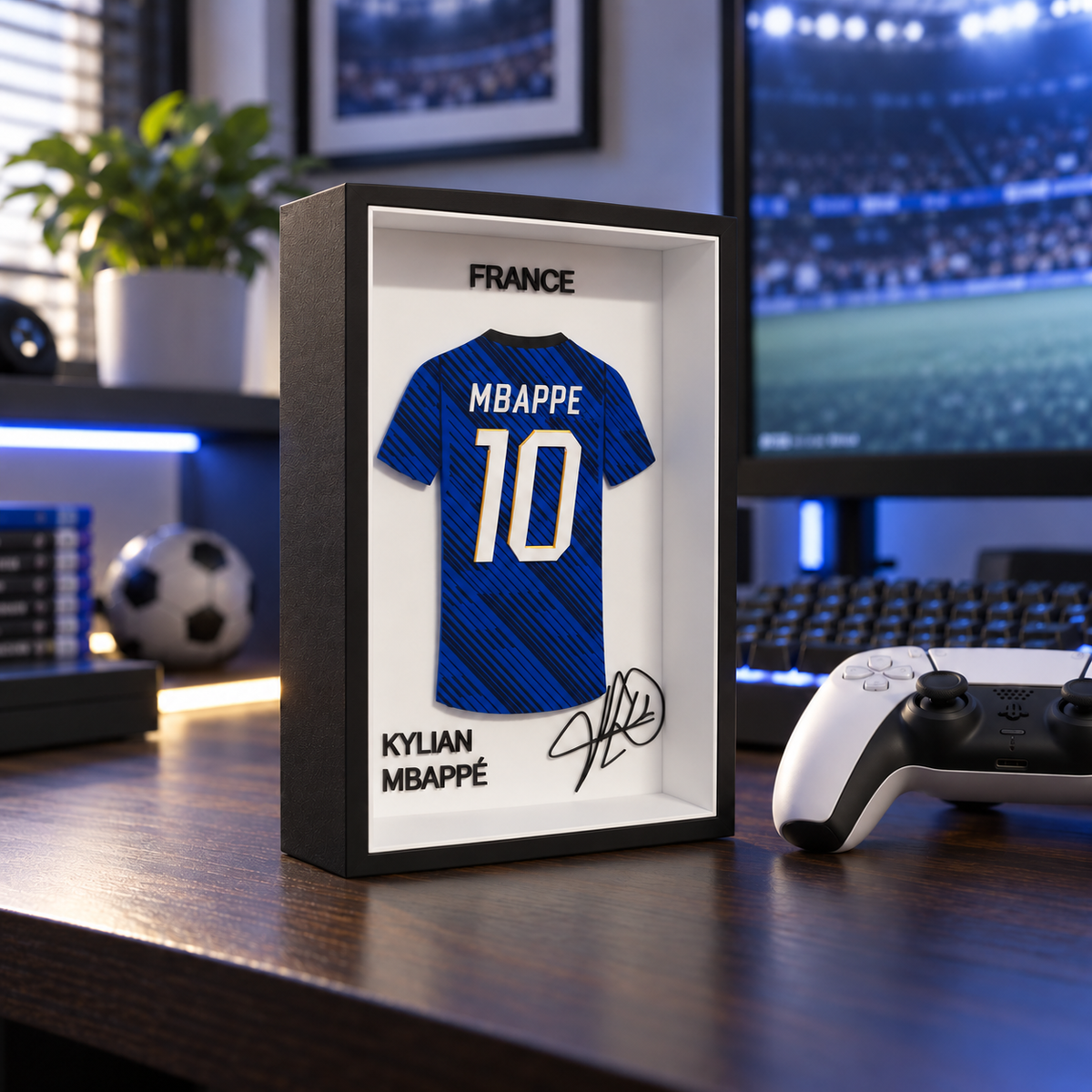 Kylian Mbappé France Shadow Box
