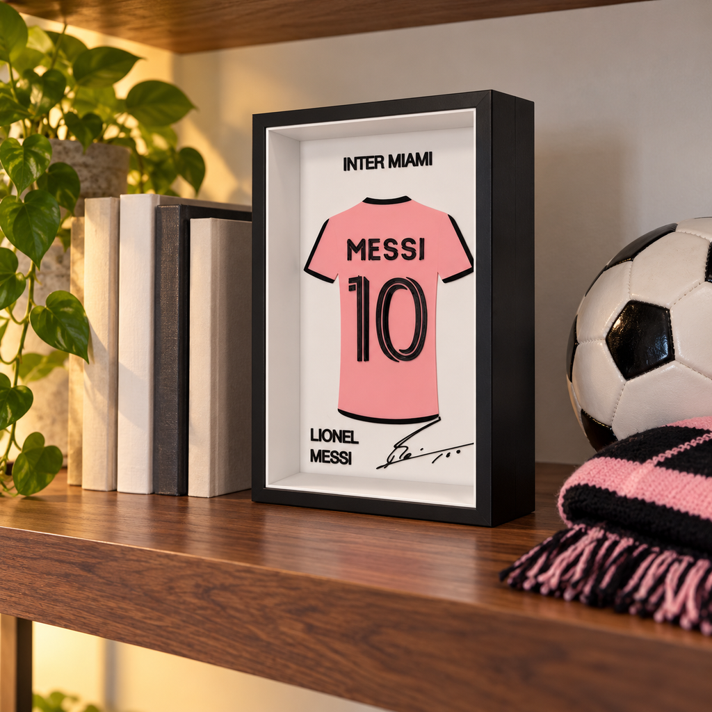 Lionel Messi Inter Miami Shadow Box