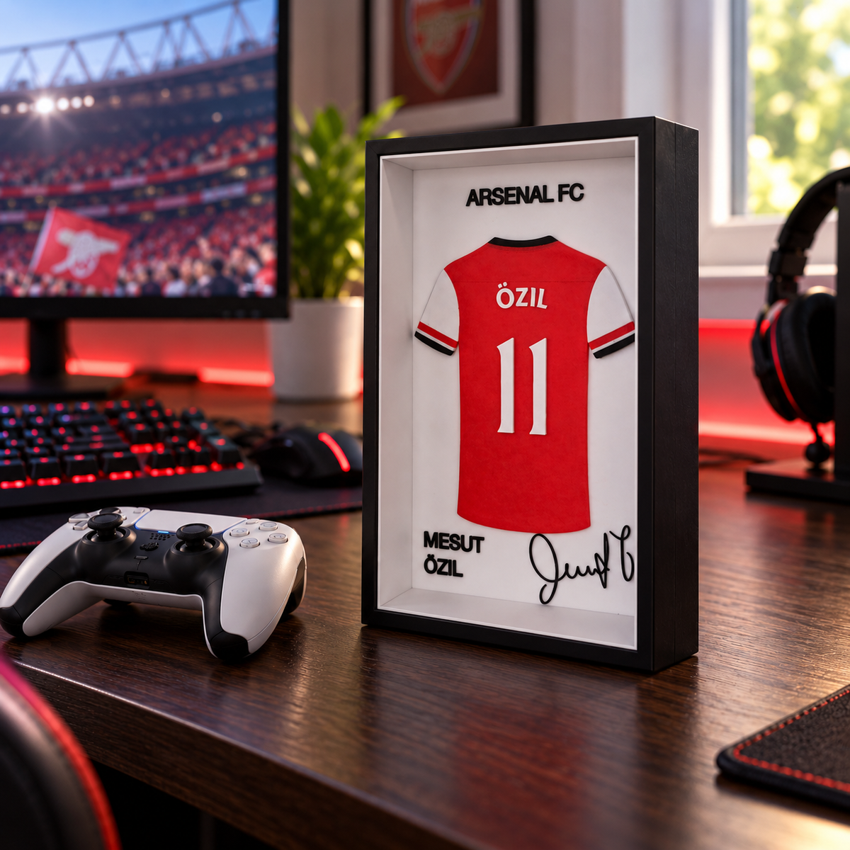 Mesut Özil Arsenal Shadow Box