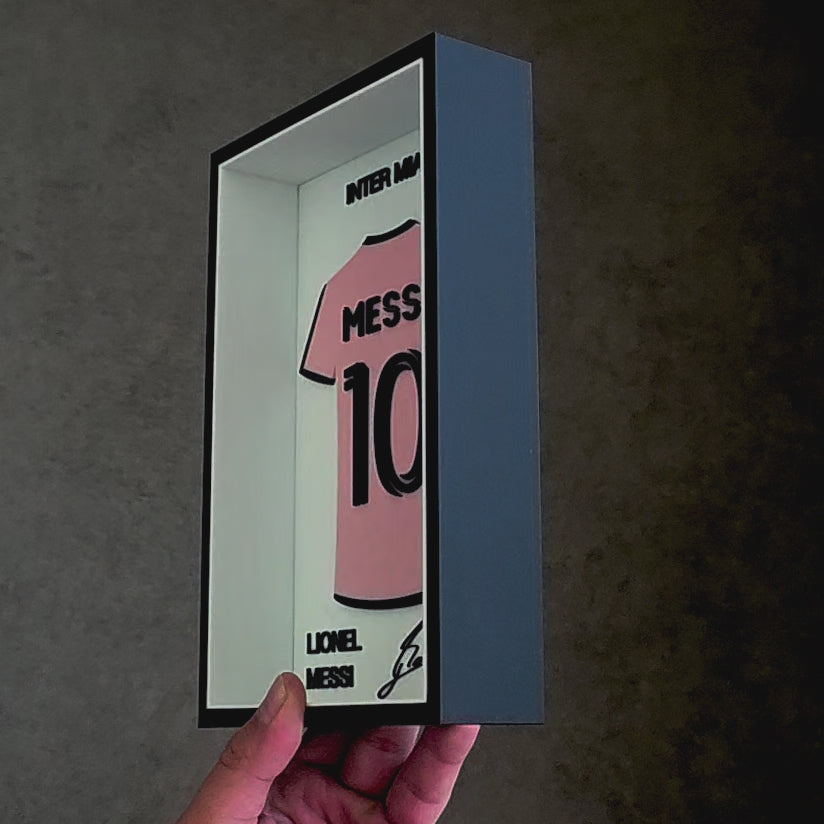 Lionel Messi Inter Miami Shadow Box