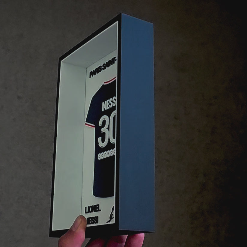 Lionel Messi PSG Shadow Box